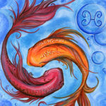 Pisces fish art