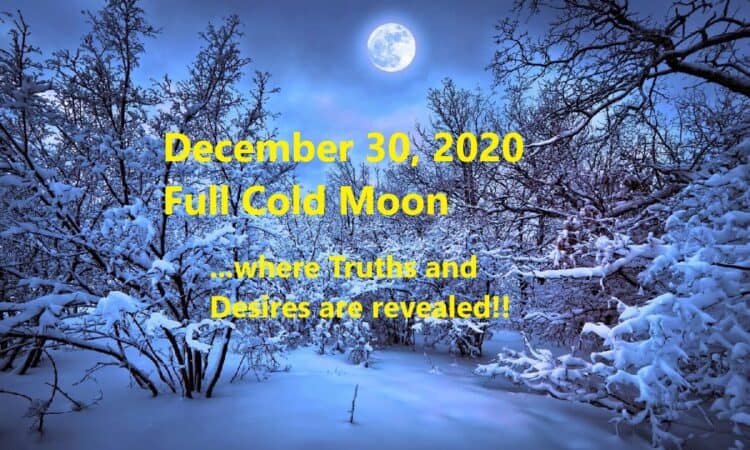 December 30 Full Moon The Winter Full Moon